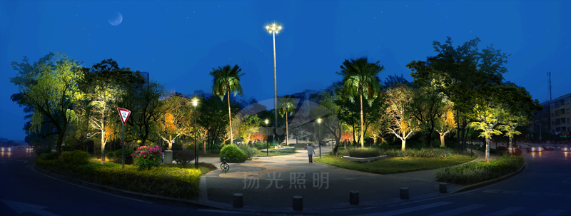 園林亮化施工 園林亮化施工