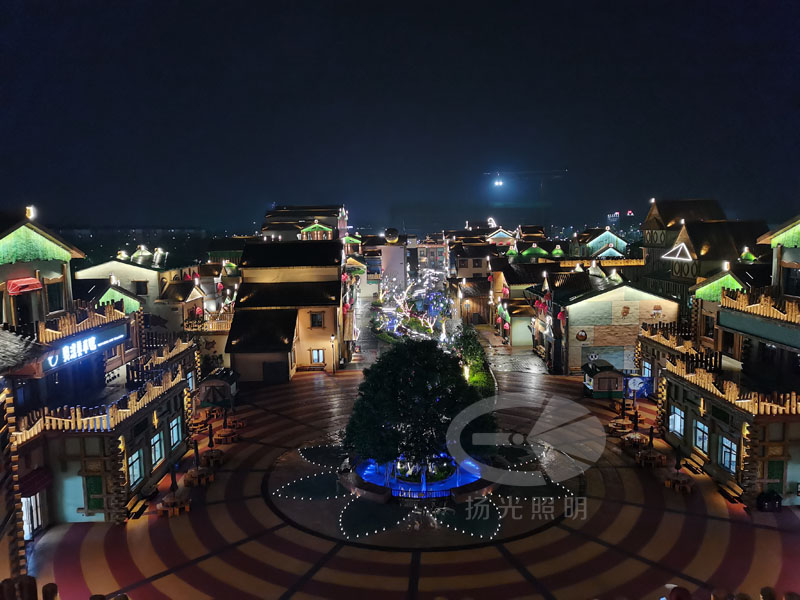 景區景觀照明工程實拍3