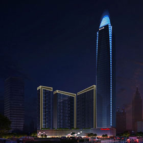 惠州榮燦置業大廈夜景亮化