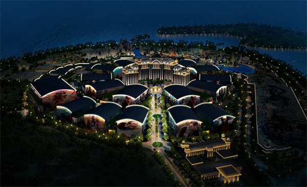 海南?；◢u影視基地戶外照明工程